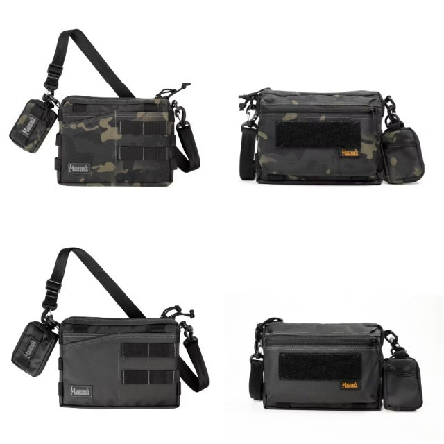 MAGFORCE Cube Crossbody Bag [MF-A0345][Black Camo][Black PVC][Cube Crossbody Bag]