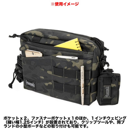 MAGFORCE（マグフォース）Cube Crossbody Bag L [MF-A0346][Black Camo][Black PVC][キューブ クロスボディバッグ ラージ]