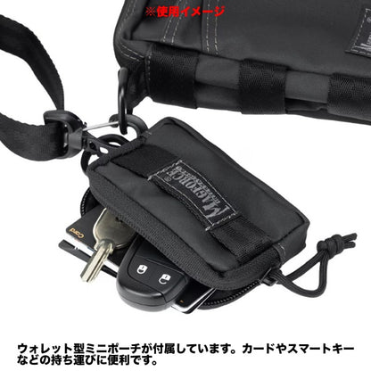 MAGFORCE（マグフォース）Cube Crossbody Bag L [MF-A0346][Black Camo][Black PVC][キューブ クロスボディバッグ ラージ]