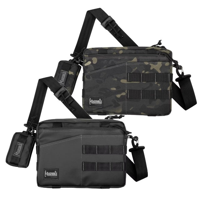 MAGFORCE Cube Crossbody Bag L [MF-A0346][Black Camo][Black PVC][Cube Crossbody Bag Large]