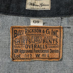 WILLIAM GIBSON by BUZZ RICKSON'S（ウイリアムギブソン バズリクソン）WORLD WAR II BLACK DENIM BLOUSE [BR16042]