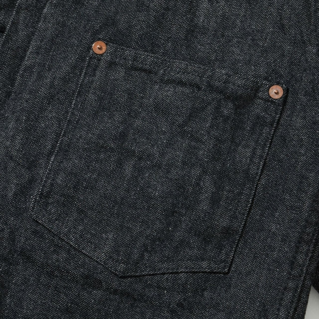 WILLIAM GIBSON by BUZZ RICKSON'S（ウイリアムギブソン バズリクソン）WORLD WAR II BLACK DENIM BLOUSE [BR16042]