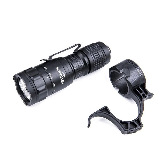 NEXTORCH（ネクストーチ）TA21 Flashlight [3段階白色調光＋ストロボ＋赤色点灯フラッシュライト][CR123Ax1本 / 16340リチウムイオン電池使用可能]