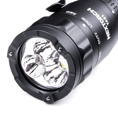 NEXTORCH（ネクストーチ）TA21 Flashlight [3段階白色調光＋ストロボ＋赤色点灯フラッシュライト][CR123Ax1本 / 16340リチウムイオン電池使用可能]