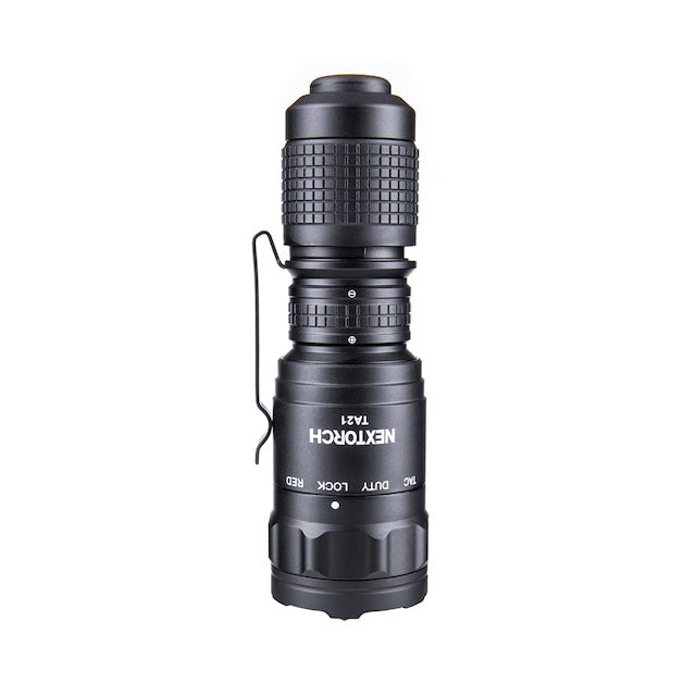 NEXTORCH（ネクストーチ）TA21 Flashlight [3段階白色調光＋ストロボ＋赤色点灯フラッシュライト][CR123Ax1本 / 16340リチウムイオン電池使用可能]