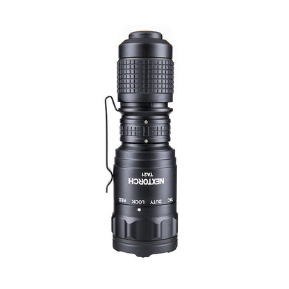 NEXTORCH（ネクストーチ）TA21 Flashlight [3段階白色調光＋ストロボ＋赤色点灯フラッシュライト][CR123Ax1本 / 16340リチウムイオン電池使用可能]