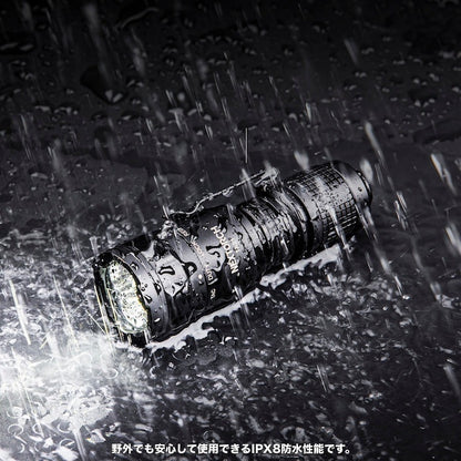 NEXTORCH（ネクストーチ）TA21 Flashlight [3段階白色調光＋ストロボ＋赤色点灯フラッシュライト][CR123Ax1本 / 16340リチウムイオン電池使用可能]