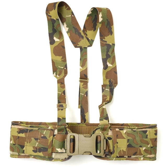 US (US military release product) EAGLE ILBE Padded Tactical Sub Belt w/ Suspenders XL [Multicam]