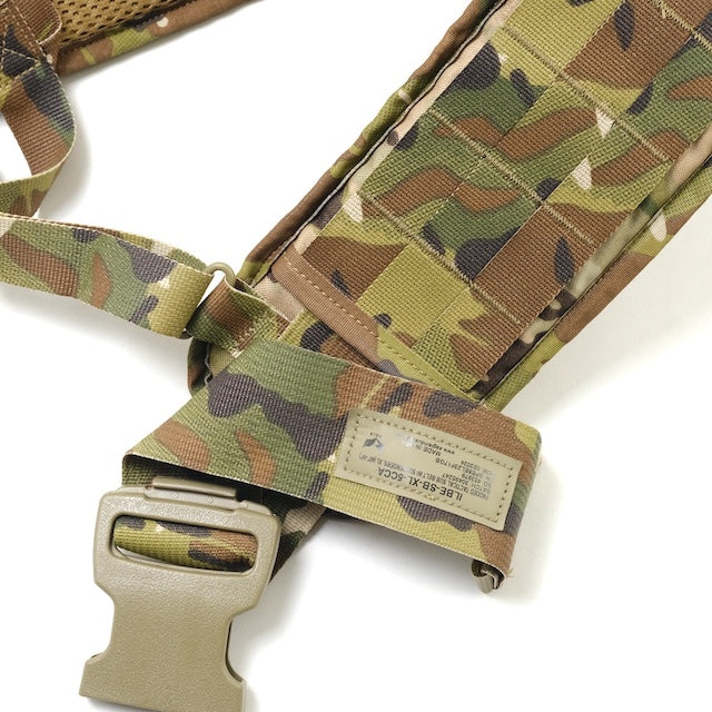 US (US military release product) EAGLE ILBE Padded Tactical Sub Belt w/ Suspenders XL [Multicam]