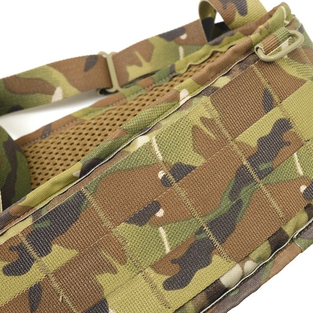 US (US military release product) EAGLE ILBE Padded Tactical Sub Belt w/ Suspenders XL [Multicam]