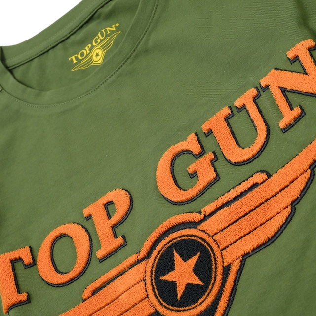Military Style（ミリタリースタイル）TOP GUN TEE LOGO [2色]【レターパックプラス対応】
