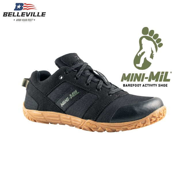 BELLEVILLE（ベルビル）Mini-Mil MM002/ Barefoot Activity Shoe [BLACK/GREEN/GUM][ミニミル ベアフット アクティビティシュー]