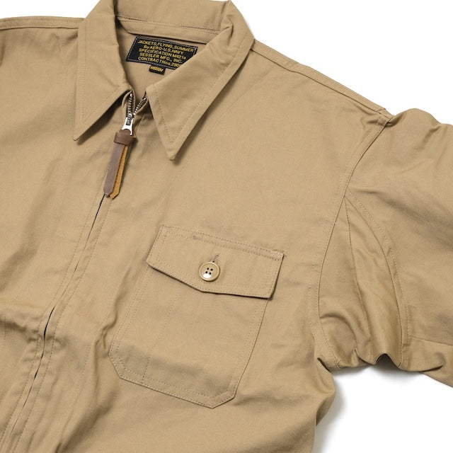 SESSLER（セスラー）TYPE M-421A アメリカ海軍 夏季フライトジャケット [カーキ][3ポケット]【中田商店】