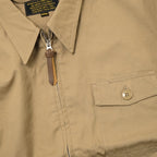 SESSLER（セスラー）TYPE M-421A アメリカ海軍 夏季フライトジャケット [カーキ][3ポケット]【中田商店】