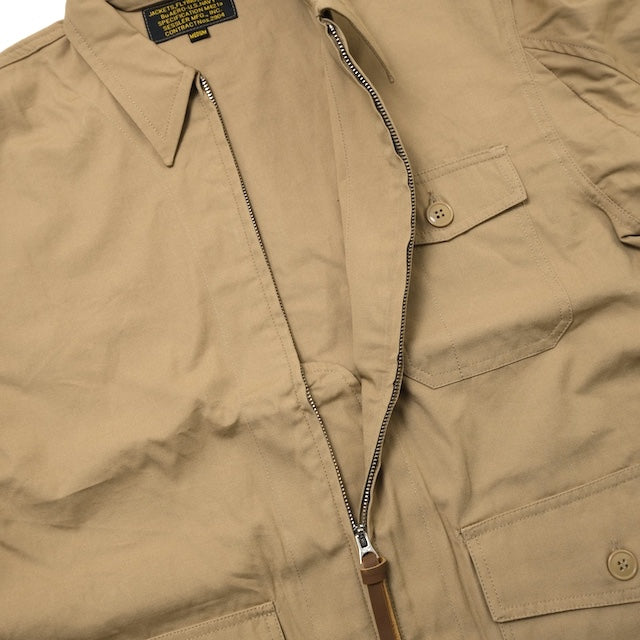 SESSLER（セスラー）TYPE M-421A アメリカ海軍 夏季フライトジャケット [カーキ][3ポケット]【中田商店】