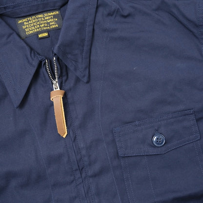 SESSLER（セスラー）TYPE M-421A アメリカ海軍 夏季フライトジャケット [ネイビー][3ポケット]【中田商店】