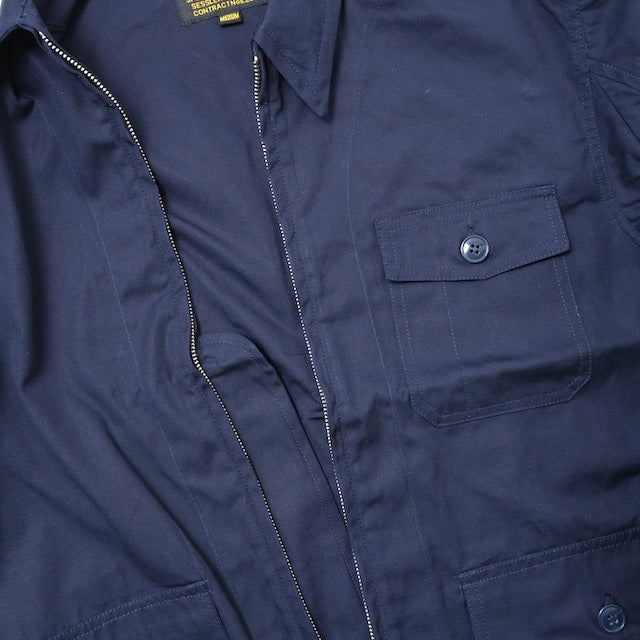 SESSLER（セスラー）TYPE M-421A アメリカ海軍 夏季フライトジャケット [ネイビー][3ポケット]【中田商店】