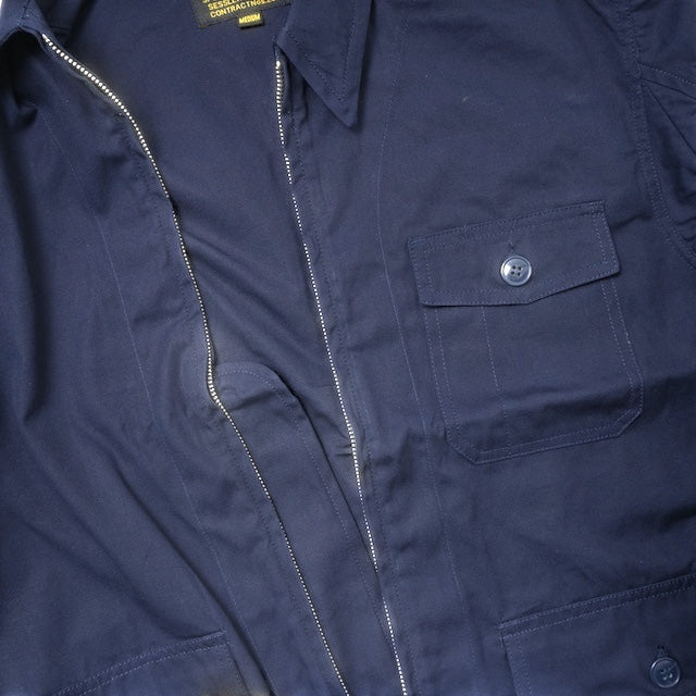 SESSLER TYPE M-421A U.S. Navy Summer Flight Jacket [Navy] [3 Pockets] [Nakada Shoten]