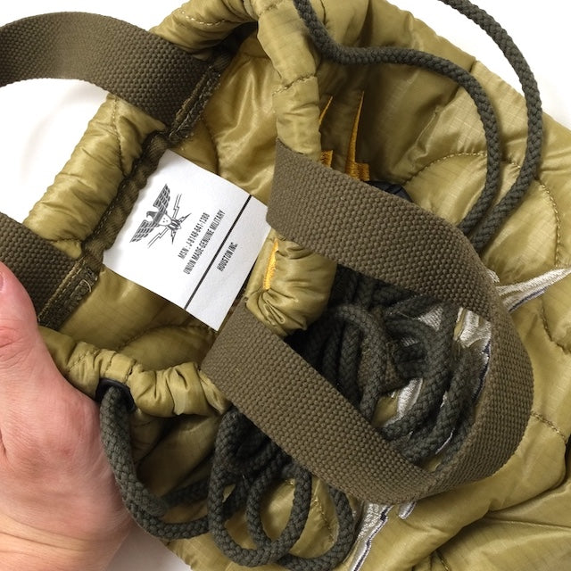 HOUSTON（ヒューストン）EMB QUILTING EFECT BAG 刺繍キルティング エフェクトバッグ [ALASKA][2色]【レターパックプラス対応】