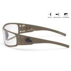 GATORZ ANSI Z87.1+ MILSPEC BALLISTIC MAGNUM ASIANFIT Photochromic Lenses with Cerakote Tan [GZ-01-305]