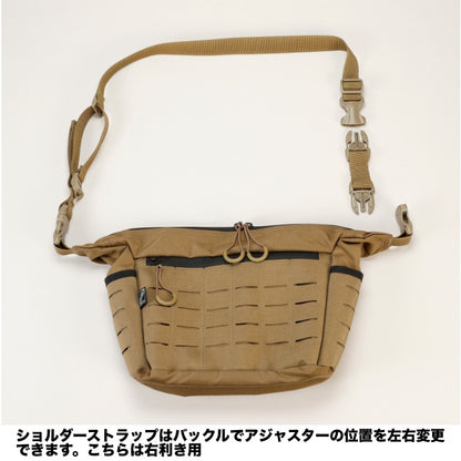 J-TECH（ジェイテック）C9 TYPE II 15-POCKETS LASER CUT MOLLE ADJUSTABLE SLING PACK [4色][C9タイプ2 レーザーカット モーリー アジャスタブルスリングパック] 【中田商店】