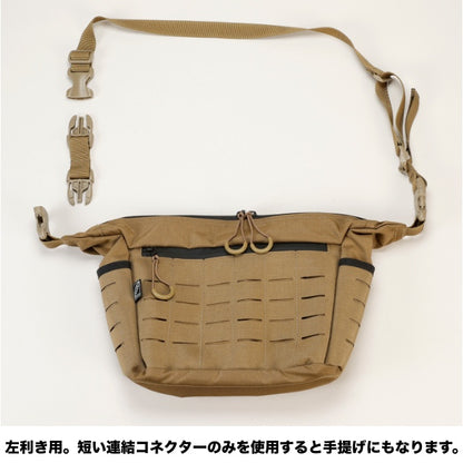 J-TECH（ジェイテック）C9 TYPE II 15-POCKETS LASER CUT MOLLE ADJUSTABLE SLING PACK [4色][C9タイプ2 レーザーカット モーリー アジャスタブルスリングパック] 【中田商店】