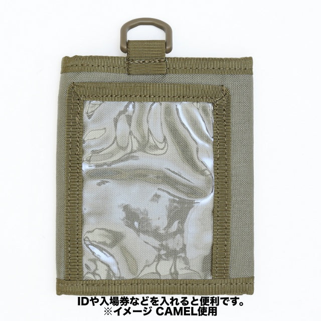 J-TECH（ジェイテック）2 ZIP ID WALLET 2ジッパーIDウォレット TACTICAL GRAY【中田商店】【レターパックプラス対応】【レターパックライト対応】