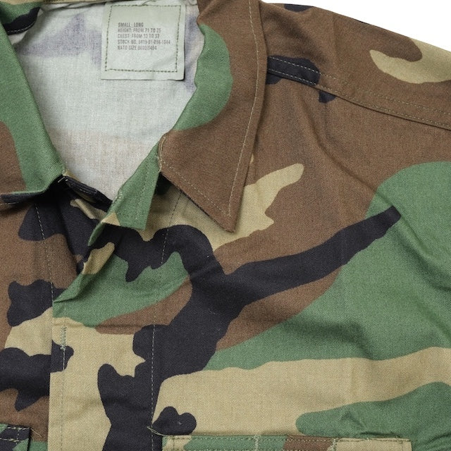 US（米軍放出品）BDU ジャケット ウッドランド ノンリップ [未使用品