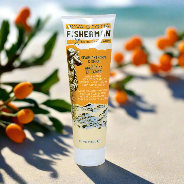 NOVA SCOTIA FISHERMAN（ノバスコシアフィッシャーマン）Moisturizer (240 ml) ボディローション シーバックソーン&シアバター 【レターパックプラス対応】