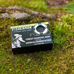 NOVA SCOTIA FISHERMAN Soap Bar Forest Charcoal Soap [Eligible for Letter Pack Plus]