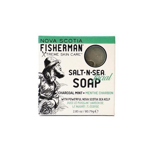 NOVA SCOTIA FISHERMAN（ノバスコシアフィッシャーマン）Facial Soap - フェイスソープ チャコールミント 【レターパックプラス対応】