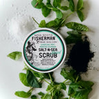 NOVA SCOTIA FISHERMAN Salt-N-Sea Facial Scrub, Charcoal Mint
