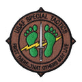 Military Patch（ミリタリーパッチ）USAF SPECIAL TACTICS ジョリーグリーン 足跡 [フック付き]【レターパックプラス対応】【レターパックライト対応】
