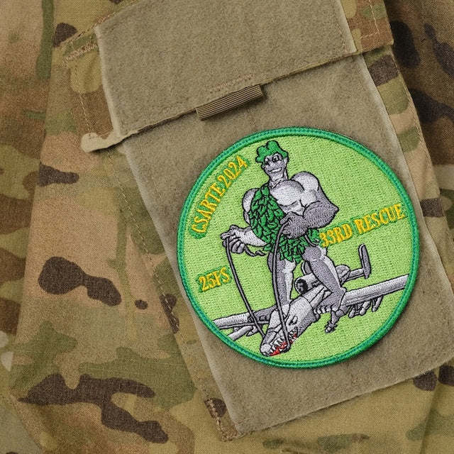 Military Patch（ミリタリーパッチ）CSARTE 2024 25FS 33RD RESCUE [フック付き]【レターパックプラス対応】【レターパックライト対応】