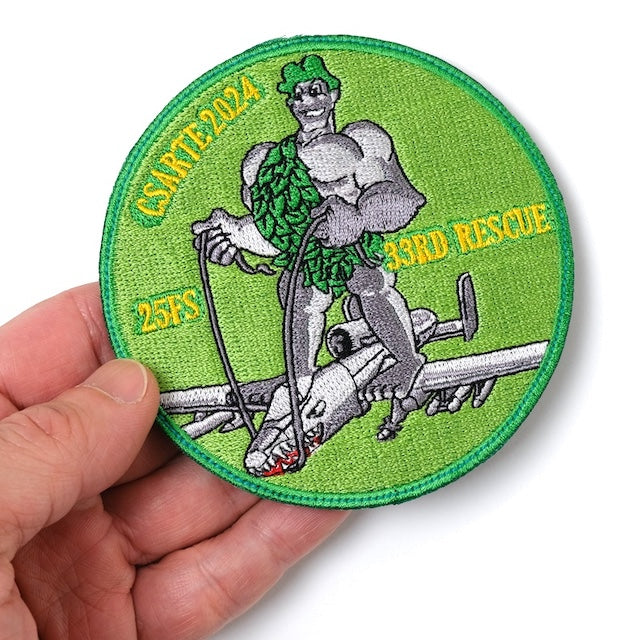 Military Patch（ミリタリーパッチ）CSARTE 2024 25FS 33RD RESCUE [フック付き]【レターパックプラス対応】【レターパックライト対応】