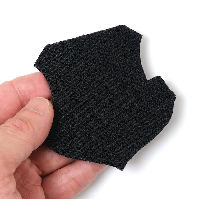 Military Patch（ミリタリーパッチ）PACIFIC AIR FORCES オールブラック ジョリーグリーン足跡 [フック付き]【レターパックプラス対応】【レターパックライト対応】