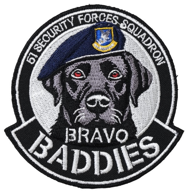 Military Patch（ミリタリーパッチ）51 SECURITY FORCES SQUADRON [フック付き]【レターパックプラス対応】【レターパックライト対応】