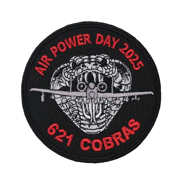 Military Patch（ミリタリーパッチ）621 COBRAS AIR POWER DAY 2025 [2種][フック付き]【レターパックプラス対応】【レターパックライト対応】