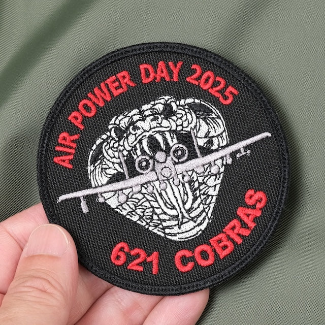 Military Patch（ミリタリーパッチ）621 COBRAS AIR POWER DAY 2025 [2種][フック付き]【レターパックプラス対応】【レターパックライト対応】