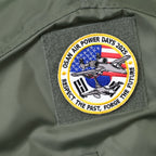 Military Patch（ミリタリーパッチ）OSAN AIR POWER DAYS 2025 ラウンド 2フラッグ [フック付き]【レターパックプラス対応】【レターパックライト対応】