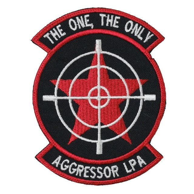 Military Patch（ミリタリーパッチ）AGGRESSOR LPA [フック付き]【レターパックプラス対応】【レターパックライト対応】
