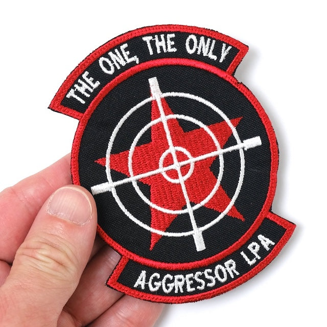 Military Patch（ミリタリーパッチ）AGGRESSOR LPA [フック付き]【レターパックプラス対応】【レターパックライト対応】