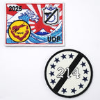 Military Patch（ミリタリーパッチ）USMC VMFA-214 2025 UDP 2枚セット[フック付き]【レターパックプラス対応】【レターパックライト対応】
