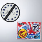 Military Patch（ミリタリーパッチ）USMC VMFA-214 2025 UDP 2枚セット[フック付き]【レターパックプラス対応】【レターパックライト対応】