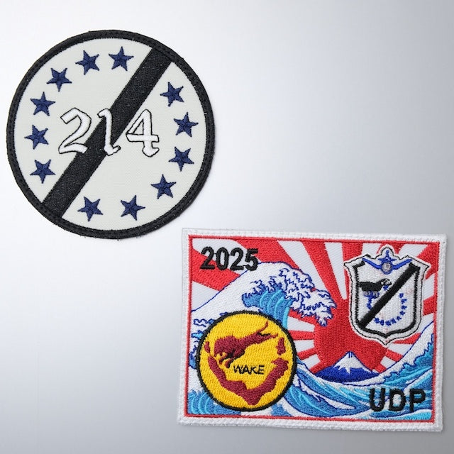 Military Patch（ミリタリーパッチ）USMC VMFA-214 2025 UDP 2枚セット[フック付き]【レターパックプラス対応】【レターパックライト対応】