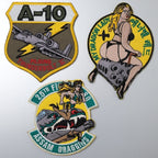 Military Patch（ミリタリーパッチ）25TH FIGHTER SQ MYDRAGON LADY 3枚セット [フック付き]【レターパックプラス対応】【レターパックライト対応】