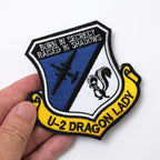 Military Patch（ミリタリーパッチ）U-2 スカンクワークス DRAGON LADY 3枚セット [フック付き]【レターパックプラス対応】【レターパックライト対応】