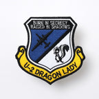 Military Patch（ミリタリーパッチ）U-2 スカンクワークス DRAGON LADY 3枚セット [フック付き]【レターパックプラス対応】【レターパックライト対応】