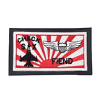 Military Patch PACIFIC AIR FORCE &amp; 18th Wing Set of 2 [Christmas Colors] [With Hook] [Letter Pack Plus Compatible] [Letter Pack Light Compatible]