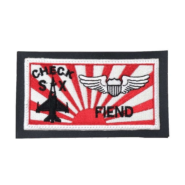 Military Patch PACIFIC AIR FORCE &amp; 18th Wing Set of 2 [Christmas Colors] [With Hook] [Letter Pack Plus Compatible] [Letter Pack Light Compatible]